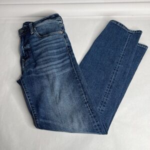 American Eagle Jeans Men's 28 X 32 Dark Blue Wash 98% Cotton 2% Elastane Flex